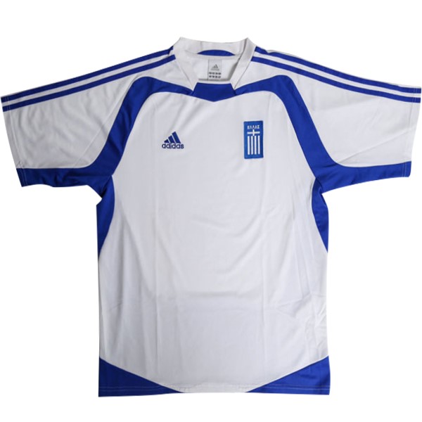 Camiseta Grecia Copa Europea Retro 2004 Amarillo